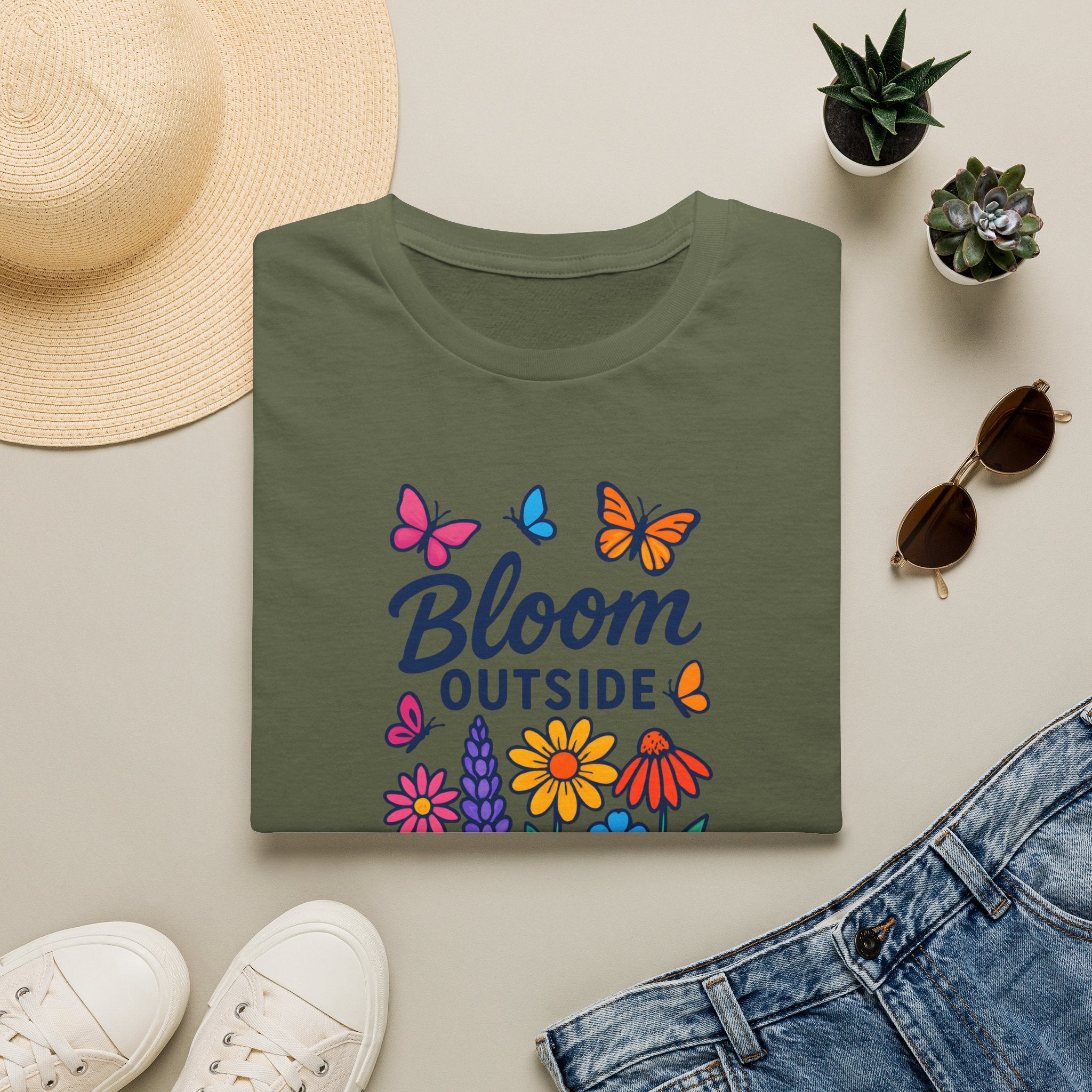 Bloom Outside Flowers T-Shirt
