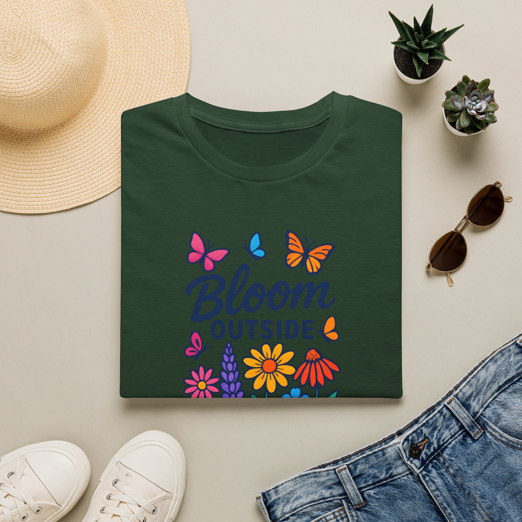 Bloom Outside Flowers T-Shirt