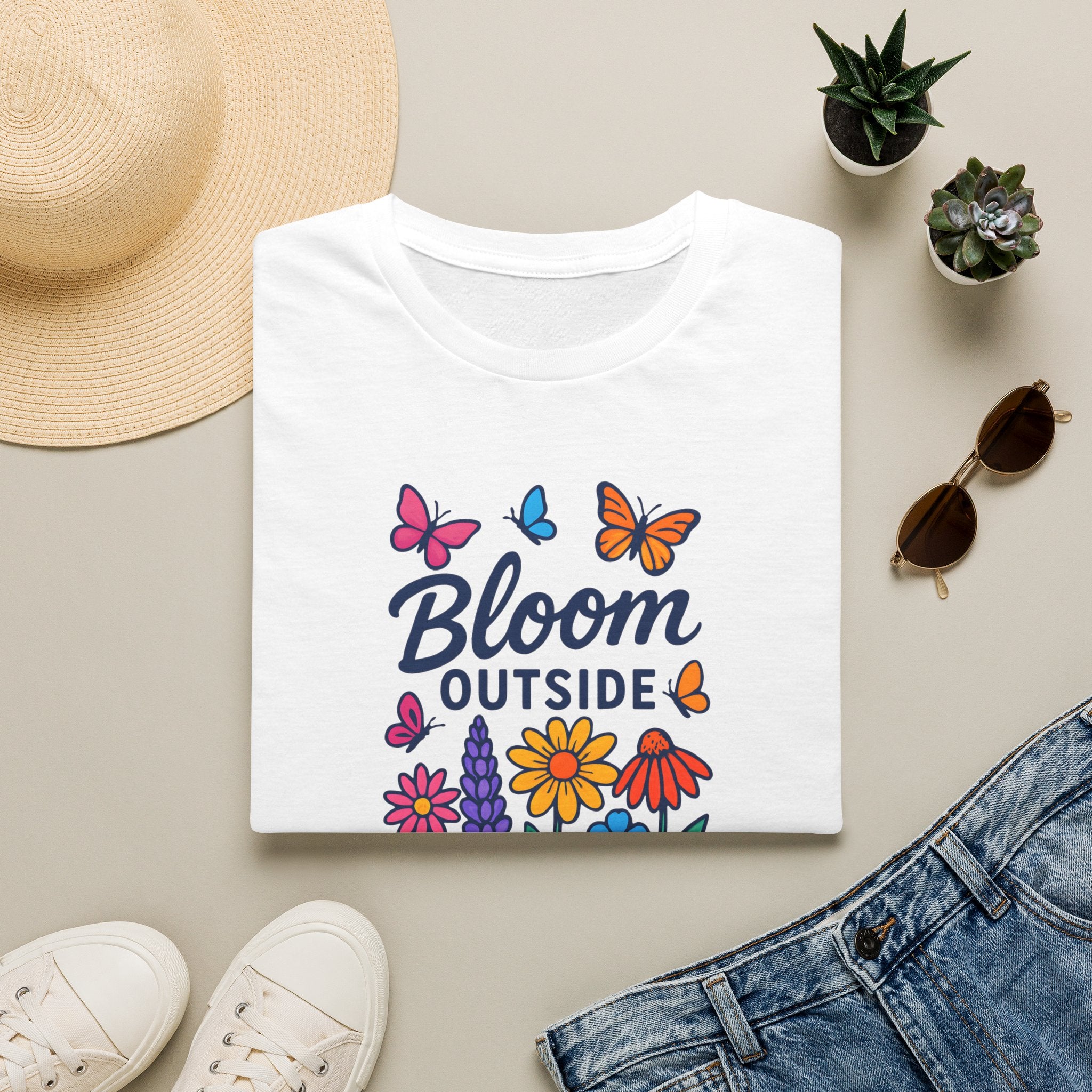 Bloom Outside Flowers T-Shirt