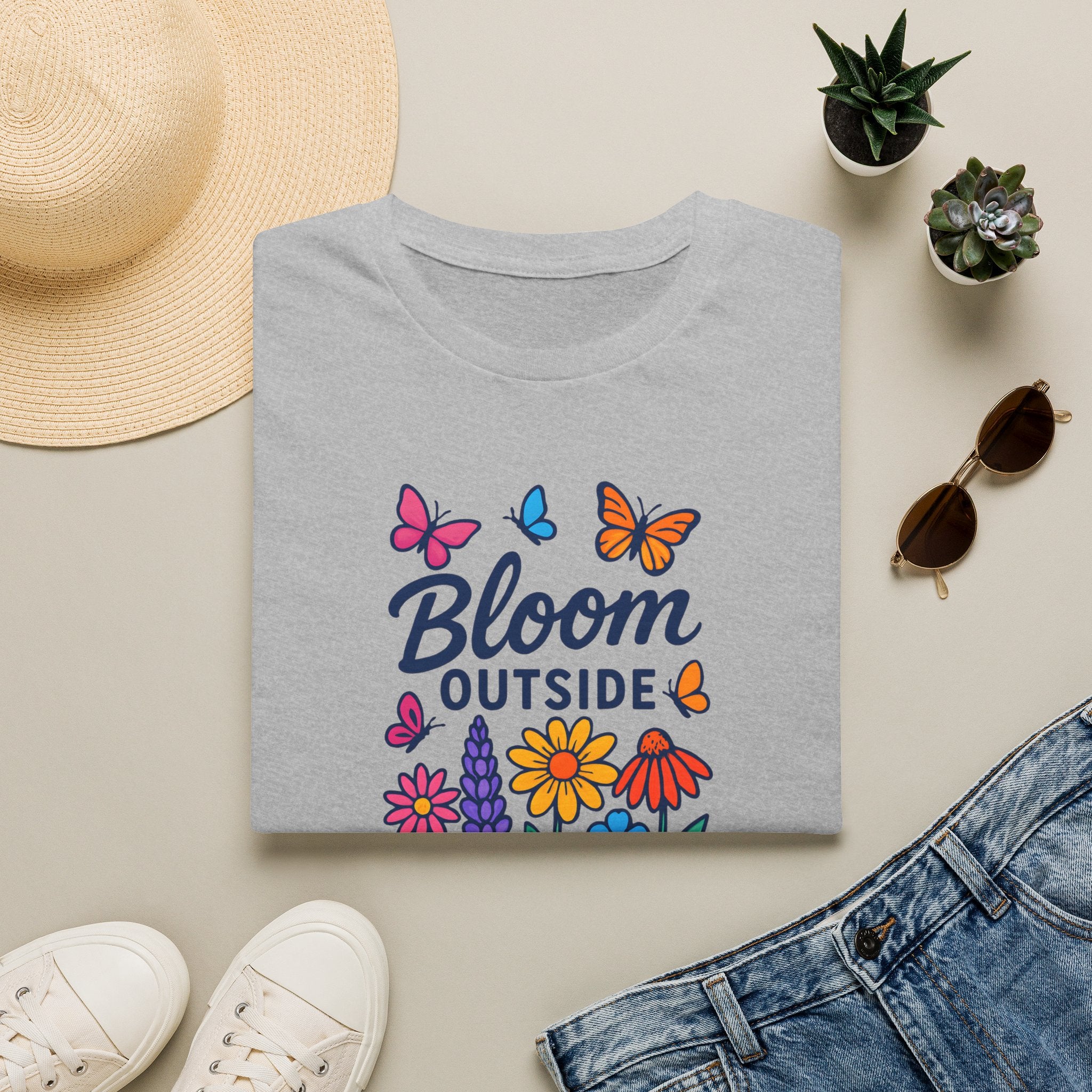 Bloom Outside Flowers T-Shirt