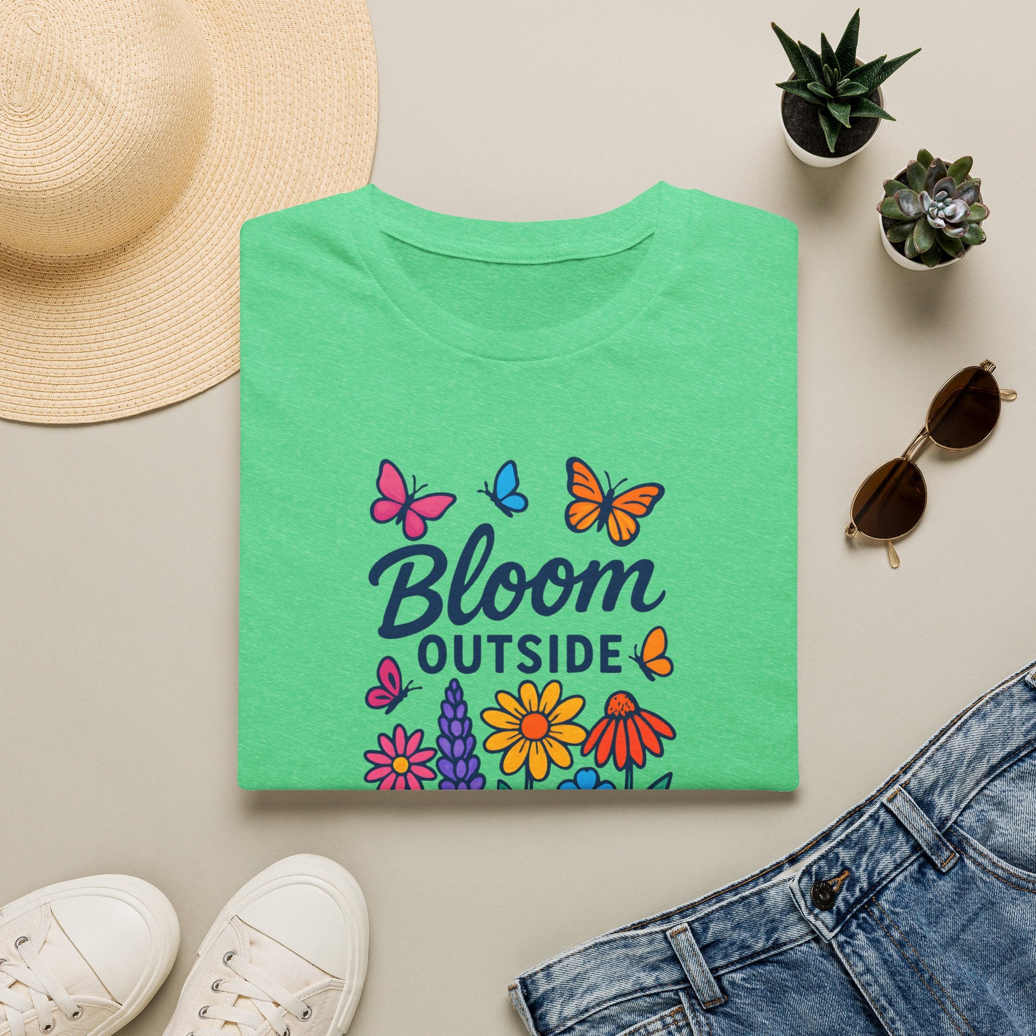 Bloom Outside Flowers T-Shirt