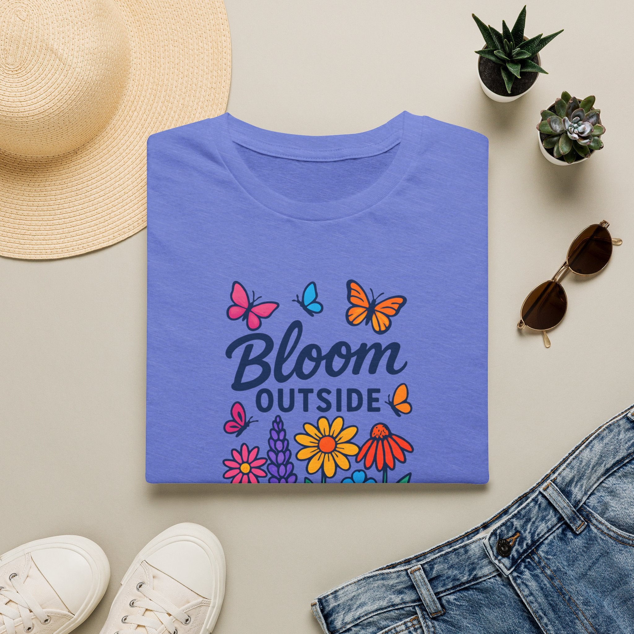 Bloom Outside Flowers T-Shirt